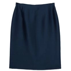 Oscar De La Renta Navy High Waist Skirt M For Women