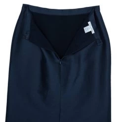 Oscar De La Renta Navy High Waist Skirt M For Women -Oscar de la Renta Sales Shop luxury women oscar de la rentaslug used clothes p10913 011