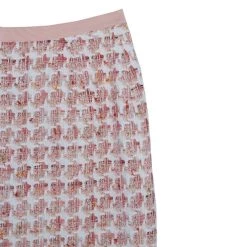 Oscar De La Renta Peach Tweed Skirt Suit M For Women -Oscar de la Renta Sales Shop luxury women oscar de la rentaslug used clothes p10916 016