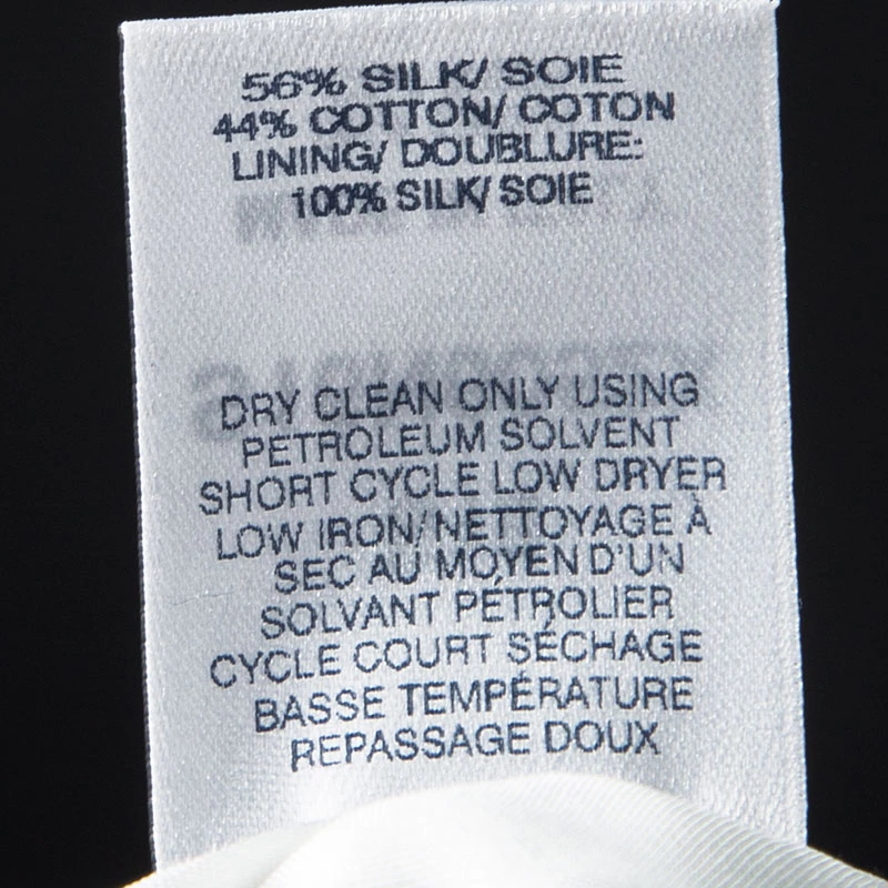 Oscar De La Renta Grey Floral Print Contrast Lined Draped Sleeveless Dress XL For Women 8 Oscar De La Renta Grey Floral Print Contrast Lined Draped Sleeveless Dress XL For Women - Image 6