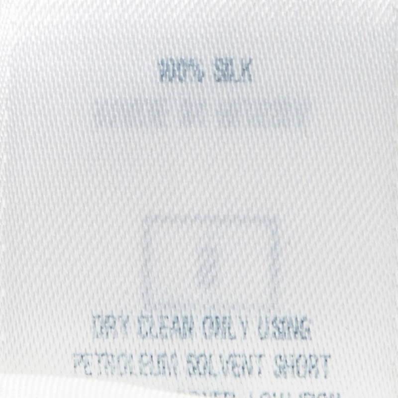 Oscar De La Renta Cream Foil Printed Crochet Knit Long Sleeve Blouse S For Women 8 Oscar De La Renta Cream Foil Printed Crochet Knit Long Sleeve Blouse S For Women - Image 6