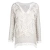 Oscar De La Renta Brown And White Chunky Crochet Knit Long Sleeve Blouse L For Women -Oscar de la Renta Sales Shop luxury women oscar de la rentaslug used clothes p114455 0001