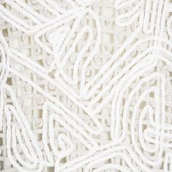 Oscar De La Renta Brown And White Chunky Crochet Knit Long Sleeve Blouse L For Women -Oscar de la Renta Sales Shop luxury women oscar de la rentaslug used clothes p114455 0004