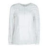 Oscar De La Renta White Broderie Anglaise Long Sleeve Blouse M For Women -Oscar de la Renta Sales Shop luxury women oscar de la rentaslug used clothes p133712 0001