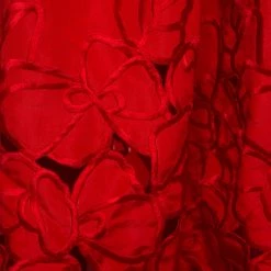 Oscar De La Renta Red Sequin Floral Embellished Cutout Detail Ball Gown S For Women -Oscar de la Renta Sales Shop luxury women oscar de la rentaslug used clothes p148704 0005