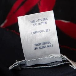 Oscar De La Renta Black And Red Floral Print Embroidered Sleeveless Sundress M For Women -Oscar de la Renta Sales Shop luxury women oscar de la rentaslug used clothes p155479 0006