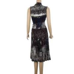 Oscar De La Renta Multicolor Printed Button Up Dress S For Women -Oscar de la Renta Sales Shop luxury women oscar de la rentaslug used clothes p16504 0003