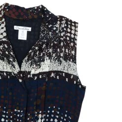 Oscar De La Renta Multicolor Printed Button Up Dress S For Women -Oscar de la Renta Sales Shop luxury women oscar de la rentaslug used clothes p16504 0004