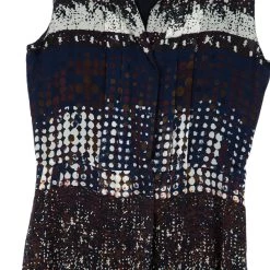 Oscar De La Renta Multicolor Printed Button Up Dress S For Women -Oscar de la Renta Sales Shop luxury women oscar de la rentaslug used clothes p16504 0008