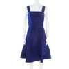 Oscar De La Renta Cobalt Blue Silk Fit And Flare Sleeveless Dress S For Women -Oscar de la Renta Sales Shop luxury women oscar de la rentaslug used clothes p176233 001