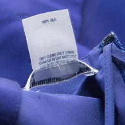 Oscar De La Renta Cobalt Blue Silk Fit And Flare Sleeveless Dress S For Women -Oscar de la Renta Sales Shop luxury women oscar de la rentaslug used clothes p176233 005