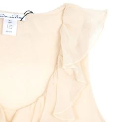 Oscar De La Renta Ruffled Neck Top S For Women -Oscar de la Renta Sales Shop luxury women oscar de la rentaslug used clothes p19553 004