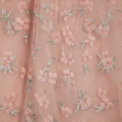 Oscar De La Renta Pink Floral Embellished Evening Gown Spring 2013 L For Women -Oscar de la Renta Sales Shop luxury women oscar de la rentaslug used clothes p20878 0010
