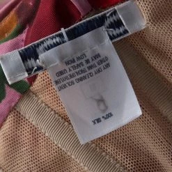 Oscar De La Renta Pink Floral Print Silk Ruched Strapless Evening Gown L For Women -Oscar de la Renta Sales Shop luxury women oscar de la rentaslug used clothes p215476 004