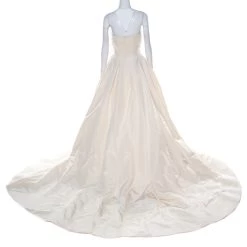 Oscar De La Renta Off White Embellished Silk Strapless Layered Tulle Wedding Gown L For Women -Oscar de la Renta Sales Shop luxury women oscar de la rentaslug used clothes p218513 003