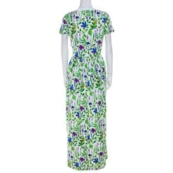 Oscar De La Renta Multicolor Floral Print Cotton Gathered Maxi Dress S For Women 10 Oscar De La Renta Multicolor Floral Print Cotton Gathered Maxi Dress S For Women -Oscar de la Renta Sales Shop luxury women oscar de la rentaslug used clothes p218941 003