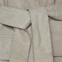 Oscar De La Renta Beige Perforated Python Embossed Leather Belted Coat L For Women 13 Oscar De La Renta Beige Perforated Python Embossed Leather Belted Coat L For Women -Oscar de la Renta Sales Shop luxury women oscar de la rentaslug used clothes p223676 003