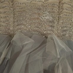 Oscar De La Renta Sand Tulle Sleeveless Gown M For Women -Oscar de la Renta Sales Shop luxury women oscar de la rentaslug used clothes p23013 005