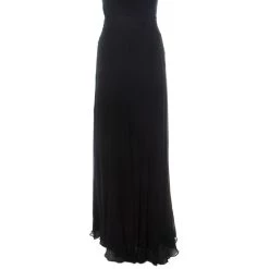 Oscar De La Renta Black Crinkle Chiffon Maxi Skirt L For Women 10 Oscar De La Renta Black Crinkle Chiffon Maxi Skirt L For Women -Oscar de la Renta Sales Shop luxury women oscar de la rentaslug used clothes p236092 002