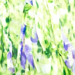 Oscar De La Renta Green Floral Print Chiffon Top L For Women -Oscar de la Renta Sales Shop luxury women oscar de la rentaslug used clothes p241771 001