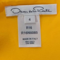 Oscar De La Renta Yellow Stretch Cotton Ruffled Hem Midi Dress S For Women 12 Oscar De La Renta Yellow Stretch Cotton Ruffled Hem Midi Dress S For Women -Oscar de la Renta Sales Shop luxury women oscar de la rentaslug used clothes p247937 006