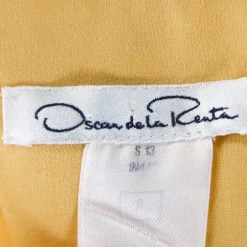 Oscar De La Renta Yellow Silk Waist Tie Detail Pencil Skirt M For Women 11 Oscar De La Renta Yellow Silk Waist Tie Detail Pencil Skirt M For Women -Oscar de la Renta Sales Shop luxury women oscar de la rentaslug used clothes p258178 001