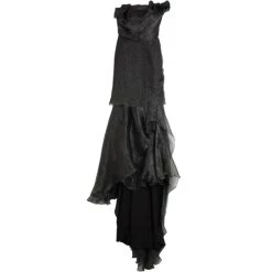 Oscar De La Renta Silk Crush Gown XS For Women
