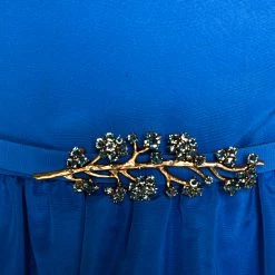 Oscar De La Renta Blue Silk Faille Strapless Gown M For Women -Oscar de la Renta Sales Shop luxury women oscar de la rentaslug used clothes p273354 006