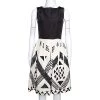 Oscar De La Renta Monochrome Silk Embellished Sleeveless Dress S For Women 1 Oscar De La Renta Monochrome Silk Embellished Sleeveless Dress S For Women -Oscar de la Renta Sales Shop luxury women oscar de la rentaslug used clothes p280525 007