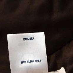 Oscar De La Renta Brown Silk Embellished & Pleated Sleeveless Dress S For Women -Oscar de la Renta Sales Shop luxury women oscar de la rentaslug used clothes p280532 006