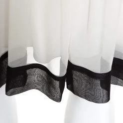 Oscar De La Renta Bicolor Chiffon Pleated A Line Skirt M For Women -Oscar de la Renta Sales Shop luxury women oscar de la rentaslug used clothes p285899 003