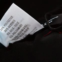 Oscar De La Renta Black Tufted Rose Fil Coupé Gown XL For Women -Oscar de la Renta Sales Shop luxury women oscar de la rentaslug used clothes p289419 006