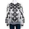 Oscar De La Renta Monochrome Floral Lace Long Sleeve Blouse L For Women 2 Oscar De La Renta Monochrome Floral Lace Long Sleeve Blouse L For Women -Oscar de la Renta Sales Shop luxury women oscar de la rentaslug used clothes p290476 003