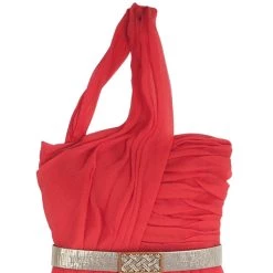 Oscar De La Renta Red Resort 2013 Evening Gown S For Women -Oscar de la Renta Sales Shop luxury women oscar de la rentaslug used clothes p29574 004