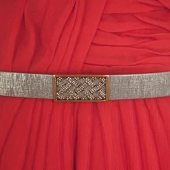 Oscar De La Renta Red Resort 2013 Evening Gown S For Women -Oscar de la Renta Sales Shop luxury women oscar de la rentaslug used clothes p29574 005