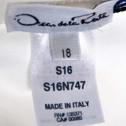 Oscar De La Renta White Stretch Cotton Puff Sleeve Blouse XXL For Women 12 Oscar De La Renta White Stretch Cotton Puff Sleeve Blouse XXL For Women -Oscar de la Renta Sales Shop luxury women oscar de la rentaslug used clothes p295857 002