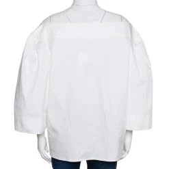 Oscar De La Renta White Stretch Cotton Puff Sleeve Blouse XXL For Women 10 Oscar De La Renta White Stretch Cotton Puff Sleeve Blouse XXL For Women -Oscar de la Renta Sales Shop luxury women oscar de la rentaslug used clothes p295857 003