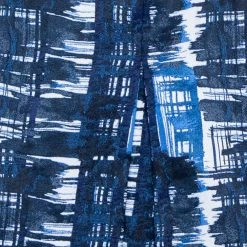 Oscar De La Renta Blue & White Jacquard Patterned A-Line Skirt L For Women -Oscar de la Renta Sales Shop luxury women oscar de la rentaslug used clothes p301603 001