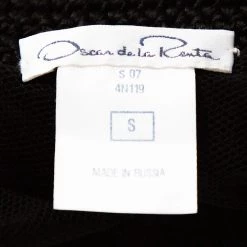 Oscar De La Renta Black Silk Crochet Knit Sleeveless Top S For Women 12 Oscar De La Renta Black Silk Crochet Knit Sleeveless Top S For Women -Oscar de la Renta Sales Shop luxury women oscar de la rentaslug used clothes p303570 004