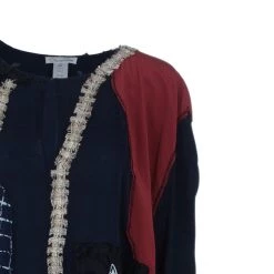 Oscar De La Renta Patchwork Silk Kaftan L For Women -Oscar de la Renta Sales Shop luxury women oscar de la rentaslug used clothes p3159 0004