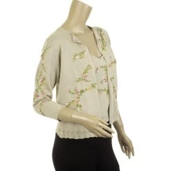 Oscar De La Renta Beige Cashmere Twin Set M For Women -Oscar de la Renta Sales Shop luxury women oscar de la rentaslug used clothes p32018 003