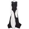 Oscar De La Renta Black Silk Faille Contrast Ruffled Trim Gown L For Women 2 Oscar De La Renta Black Silk Faille Contrast Ruffled Trim Gown L For Women -Oscar de la Renta Sales Shop luxury women oscar de la rentaslug used clothes p323076 002