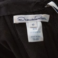 Oscar De La Renta Black Silk Sequin Embellished Strapless Gown L For Women -Oscar de la Renta Sales Shop luxury women oscar de la rentaslug used clothes p337216 003