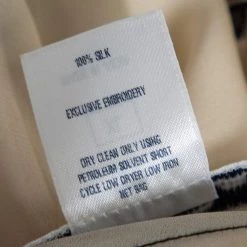 Oscar De La Renta Beige Silk Embroidered Dolman Tunic XL For Women -Oscar de la Renta Sales Shop luxury women oscar de la rentaslug used clothes p354551 001