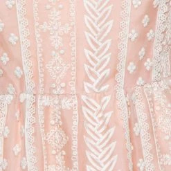 Oscar De La Renta Pale Pink Organza Silk Embroidered Sleeveless Dress XL For Women 11 Oscar De La Renta Pale Pink Organza Silk Embroidered Sleeveless Dress XL For Women -Oscar de la Renta Sales Shop luxury women oscar de la rentaslug used clothes p356894 001