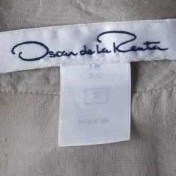Oscar De La Renta Embellished Ivory Top XXL For Women -Oscar de la Renta Sales Shop luxury women oscar de la rentaslug used clothes p39303 008