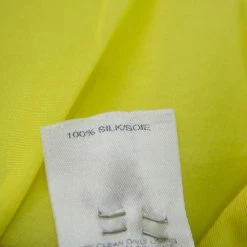 Oscar De La Renta Yellow Silk Front Drape Detail Sleeveless Midi Dress S For Women 15 Oscar De La Renta Yellow Silk Front Drape Detail Sleeveless Midi Dress S For Women -Oscar de la Renta Sales Shop luxury women oscar de la rentaslug used clothes p393186 003