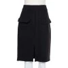 Oscar De La Renta Black Wool Paneled Short Skirt M For Women -Oscar de la Renta Sales Shop luxury women oscar de la rentaslug used clothes p396981 006