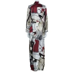 Oscar De La Renta Printed Silk Shirt Maxi Dress M For Women -Oscar de la Renta Sales Shop luxury women oscar de la rentaslug used clothes p40629 003