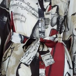 Oscar De La Renta Printed Silk Shirt Maxi Dress M For Women -Oscar de la Renta Sales Shop luxury women oscar de la rentaslug used clothes p40629 007